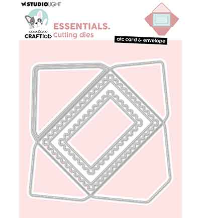 Studio Light - Cutting Die - ATC card & envelope Essentials nr. 1054 Studio Light - Cutting Die - ATC card & envelope Essentials nr. 1054