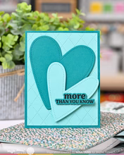 Waffle Flower - Double Stitched Hearts Die