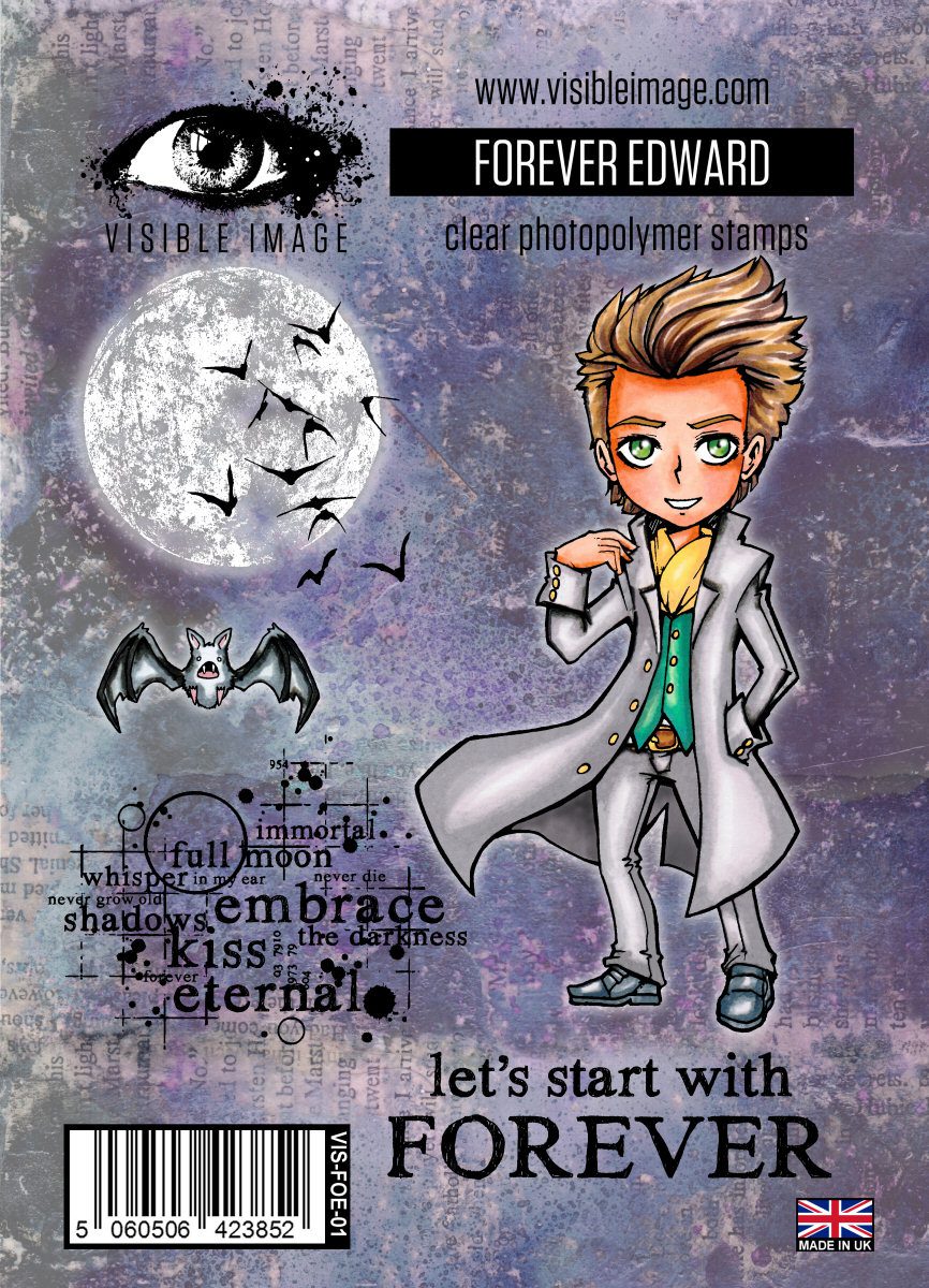 Visible Image - Forever Edward Stamp Set Visible Image - Forever Edward Stamp Set