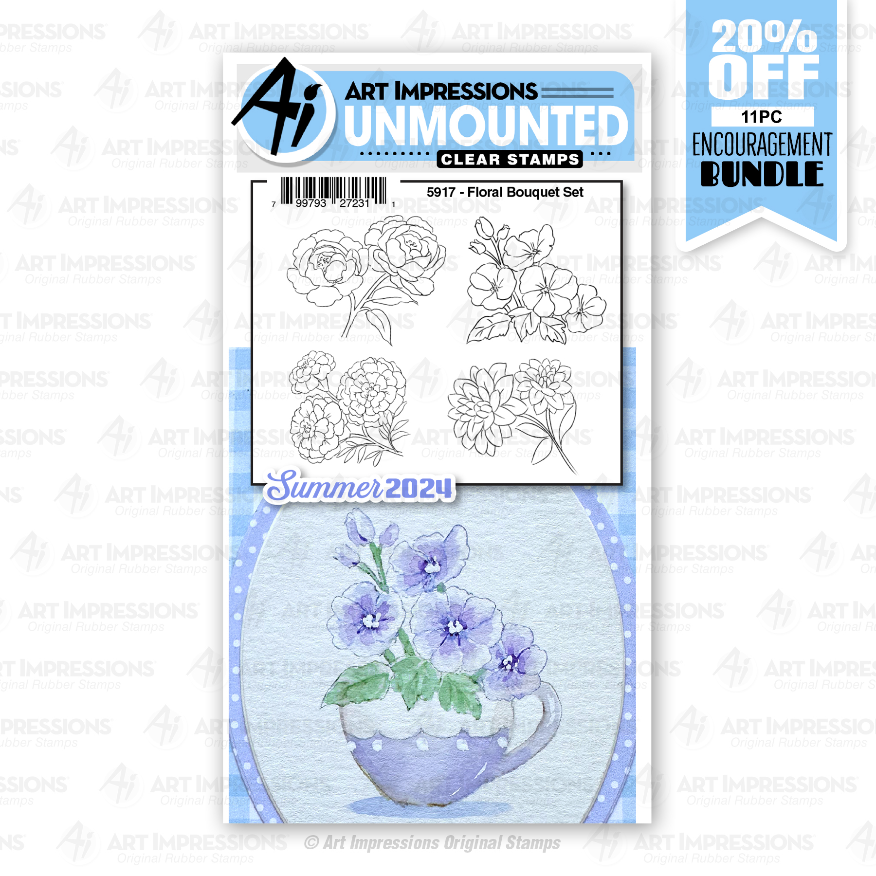 Art Impressions - Floral Bouquet Set Art Impressions - Floral Bouquet Set