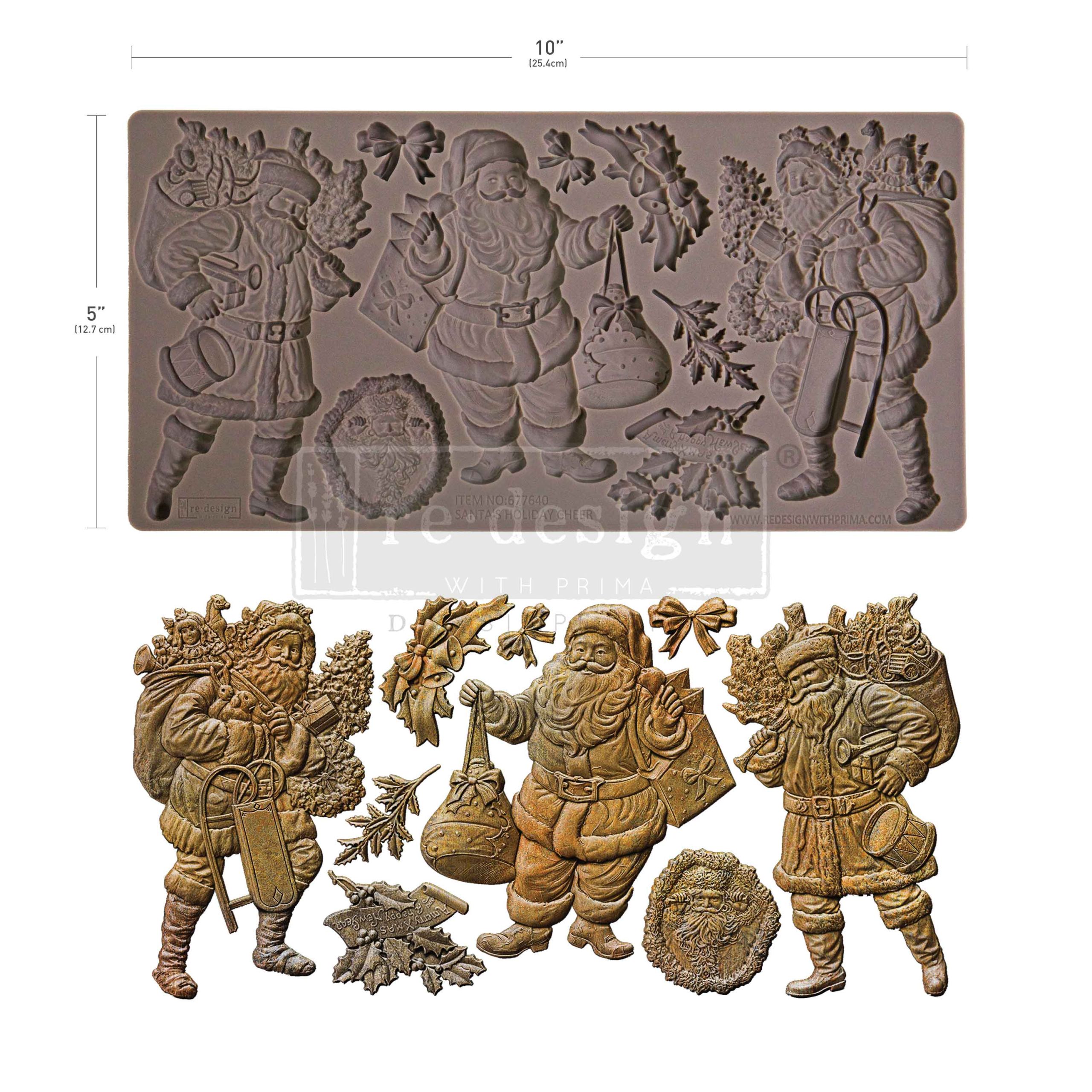 Re design - Decor Moulds - Santa’s Holiday Cheer  Re design - Decor Moulds - Santa’s Holiday Cheer