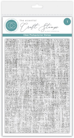 Craft Consortium - Clear Stamps Linen Texture Craft Consortium - Clear Stamps Linen Texture