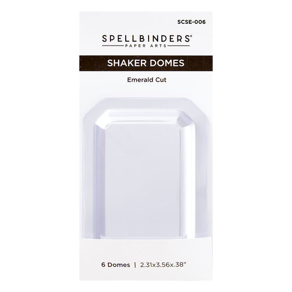 Spellbinders - Emerald Cut Shaker Dome - 6 Pack Spellbinders - Emerald Cut Shaker Dome - 6 Pack