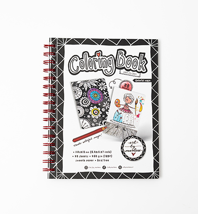 Studio Light - Coloring Book - Colorful magic Art By Marlene nr. 01