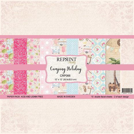 Reprint - Camping Holiday 12x12 Inch Paper Pack