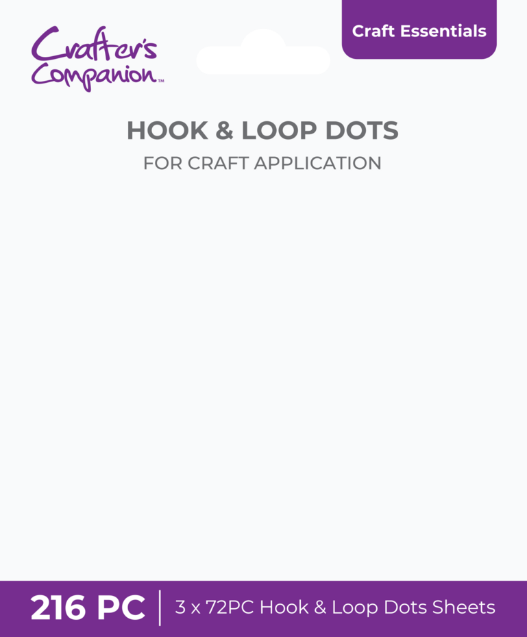 Crafters Companion - Honeycomb Hook & Loop Dots (72pcs)