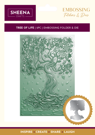 3D Embossing Folder & Metal Die - Tree of Life