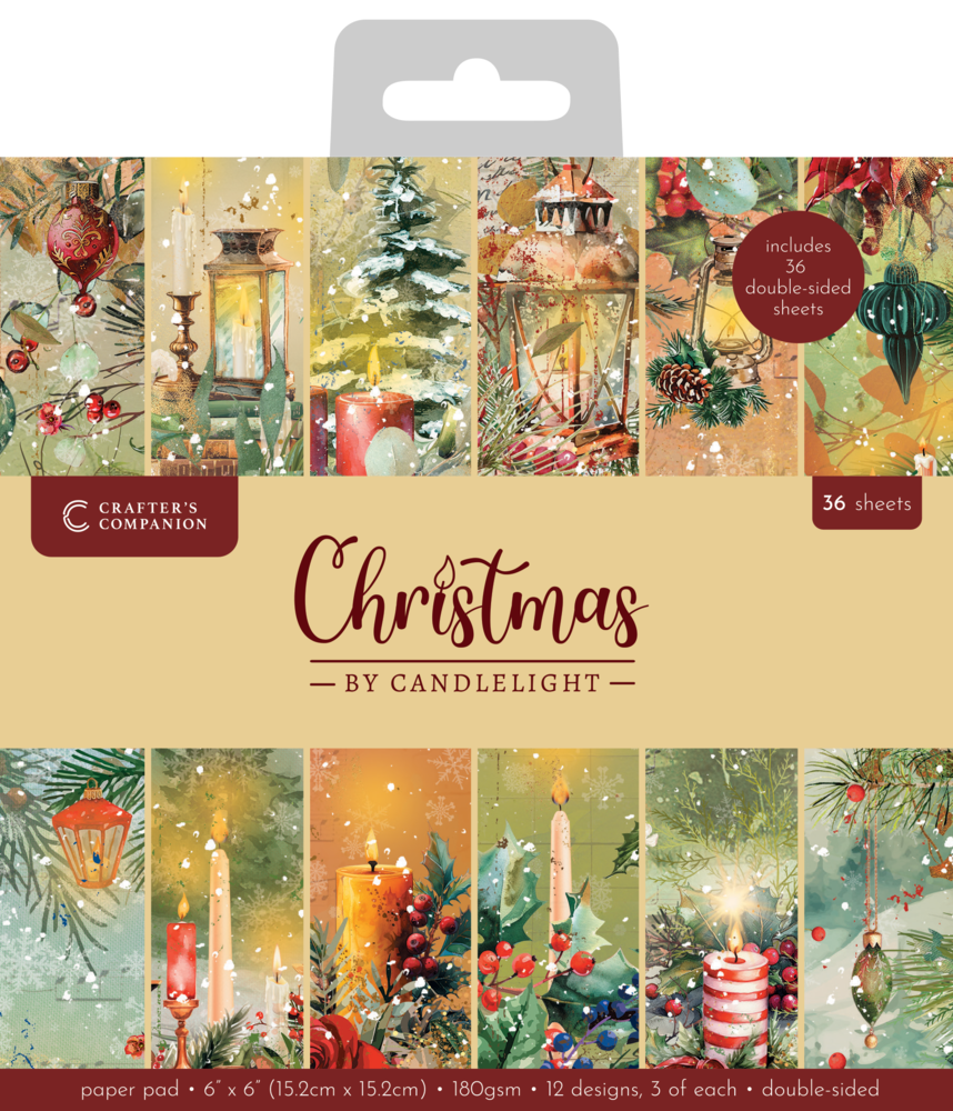 Christmas by Candlelight 6x6 Inch Paper Pad
