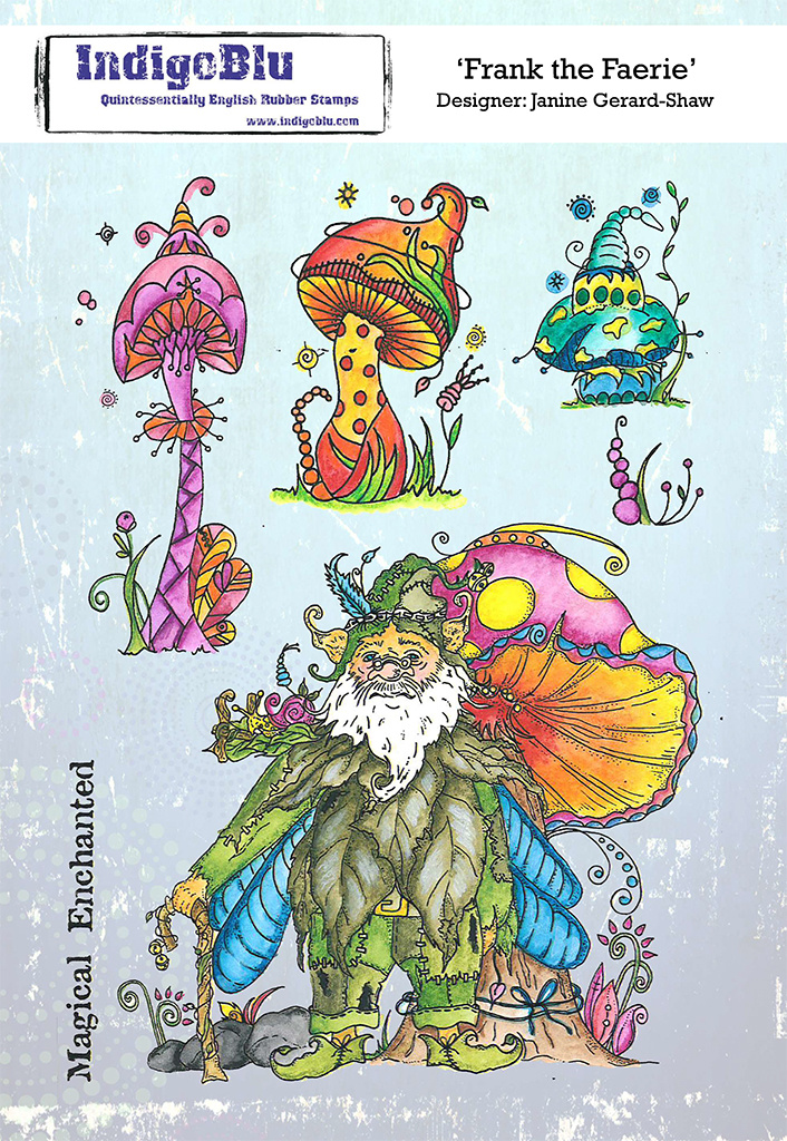 indigoblu-frank-the-faerie-a5-rubber-stamps-ind072