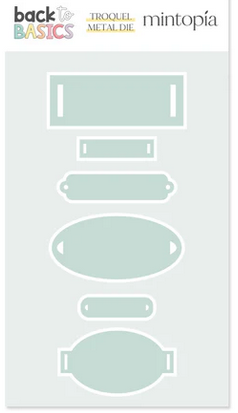 Mintopia - Back to Basics Die Cuts for Ribbon Labels