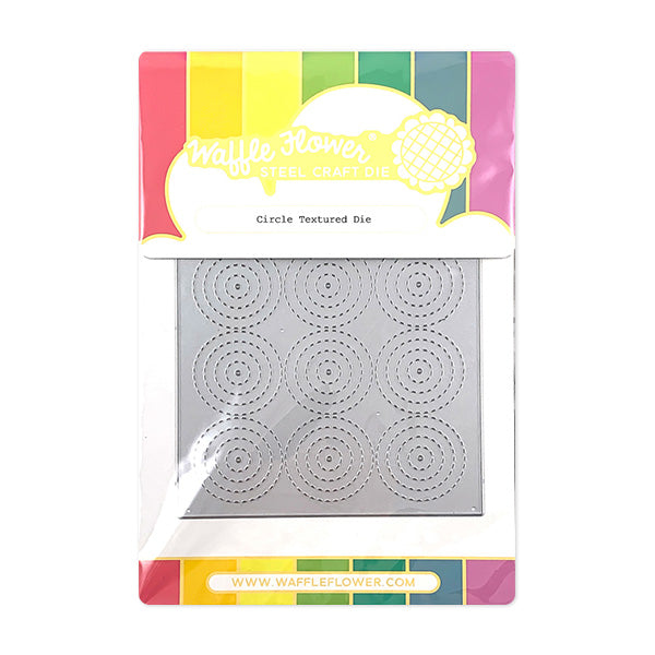 Waffle Flower -Circle Texture Die Waffle Flower -Circle Texture Die