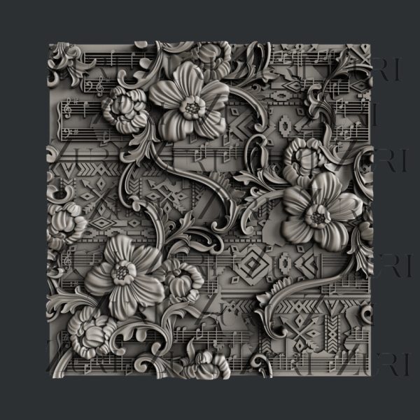 Zuri - Floral Plate