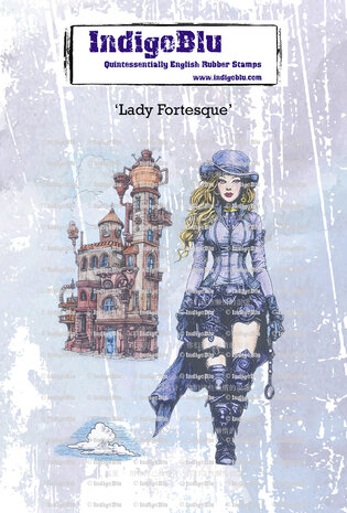 IndigoBlu - Lady Fortescue A6 Rubber Stamps