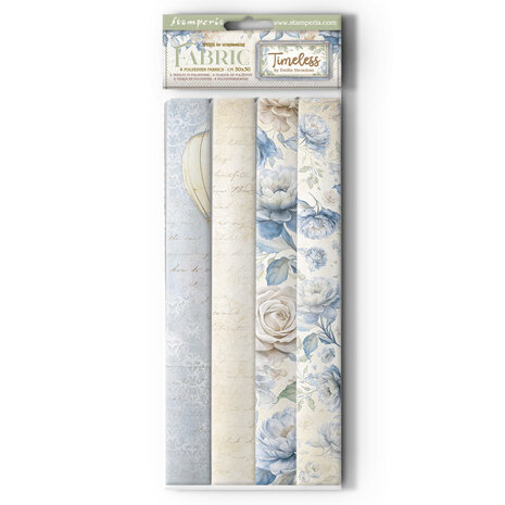 Stamperia - Timeless 12x12 Inch Fabric Sheet (4pcs) 