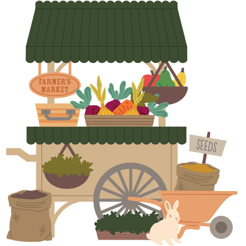 Honey Bee - Farmers Market Cart Add-On - Honey Cuts Honey Bee - Farmers Market Cart Add-On - Honey Cuts