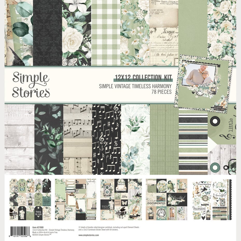 Simple Stories - Simple Vintage Timeless Harmony Collection Kit