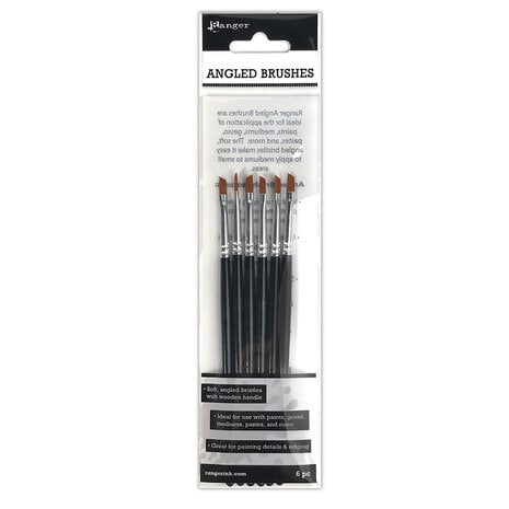 Ranger Angled Brushes (6pcs)
