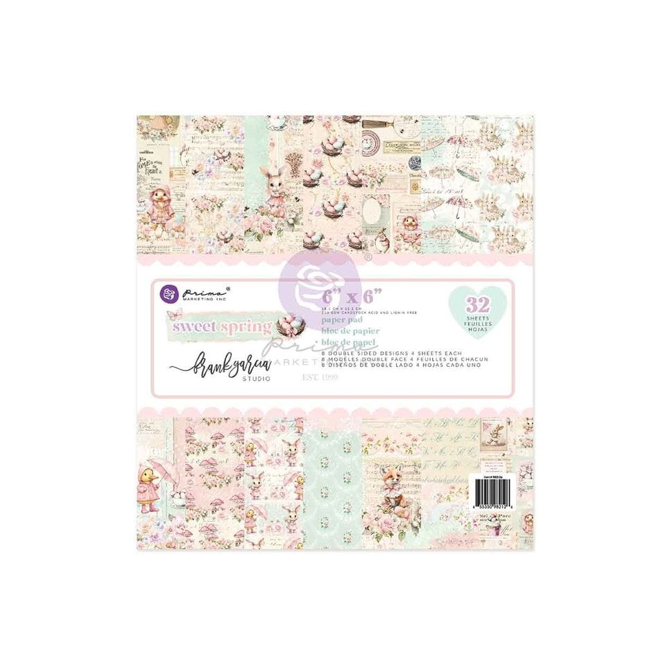 Prima Marketing - Sweet Spring 6x6 Inch Paper Pad