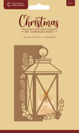Christmas by Candlelight Metal Die Festive Lantern Christmas by Candlelight Metal Die Festive Lantern