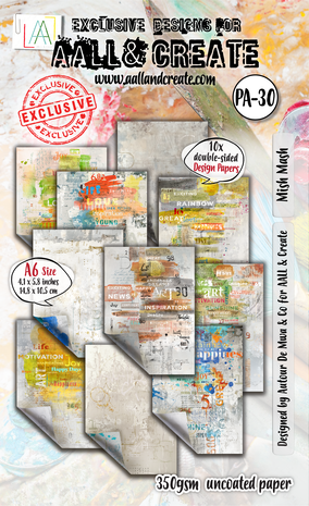 AALL & Create - Artful Impressions A6 Design Paper Mish Mash