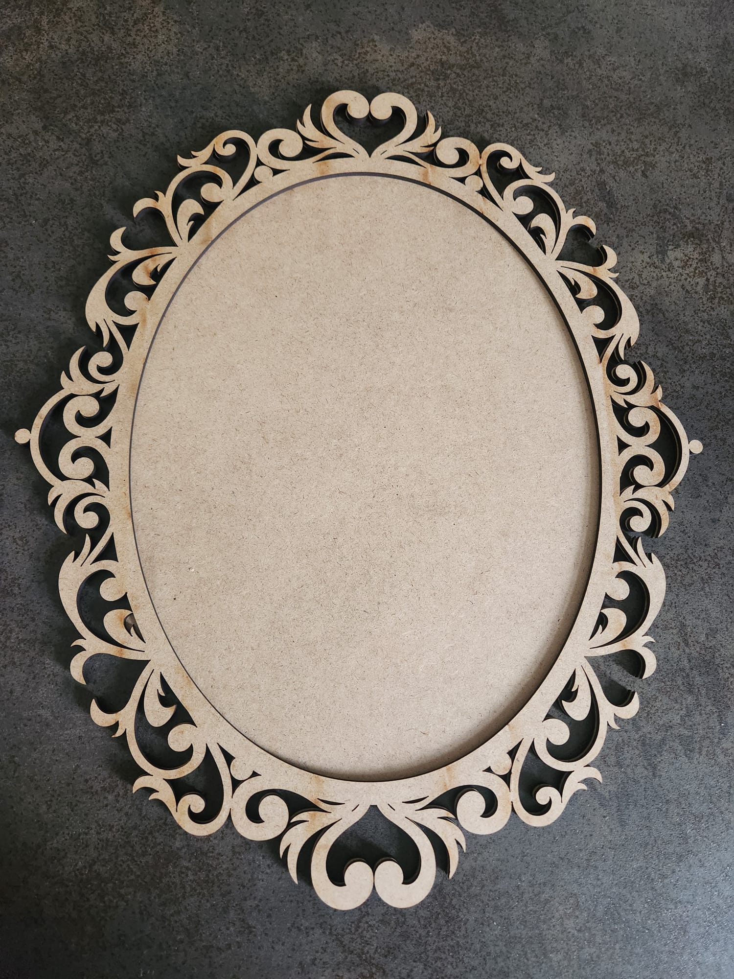 MDF - Rahmen floral 1 - 1tlg.  