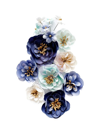 Prima Marketing - A Mermaid's Tale Flowers Water Florals (9pcs)