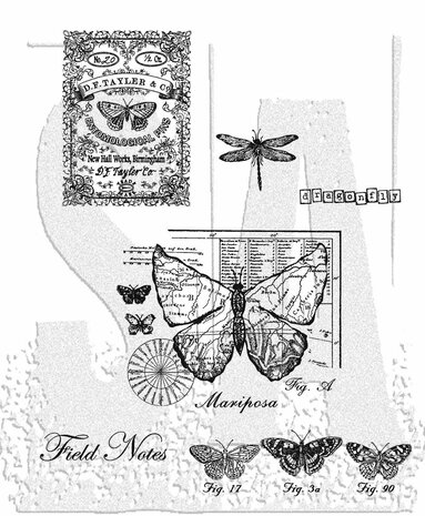 Tim Holtz - Classics #17 Tim Holtz Cling Stamps Tim Holtz - Classics #17 Tim Holtz Cling Stamps