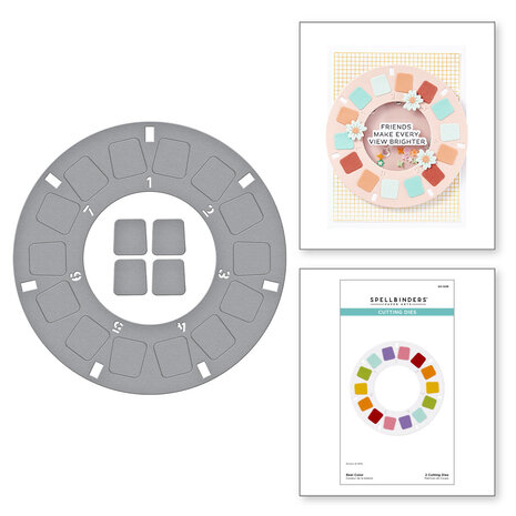 Spellbinders - Take Note Etched Dies Reel Color 