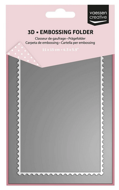 Vaessen Creative • 3D Embossing Folder Stamp 4.3x5.9″