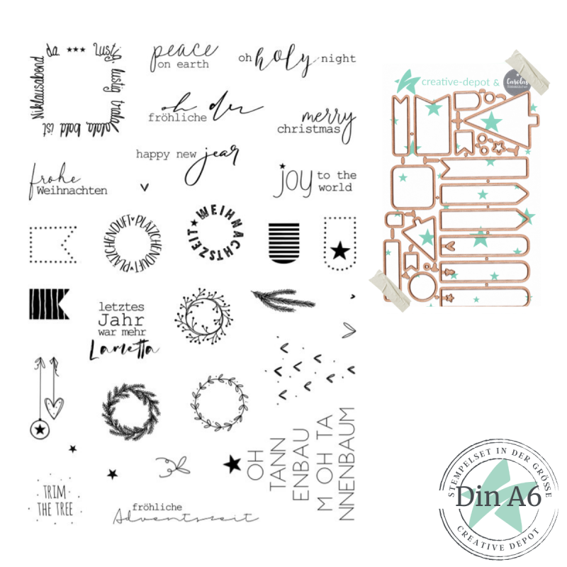 Creative Depot - Bundle - Weihnachtslabel 