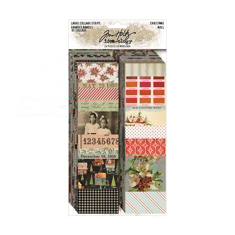 Idea-ology Tim Holtz - Tim Holtz Large Collage Strips