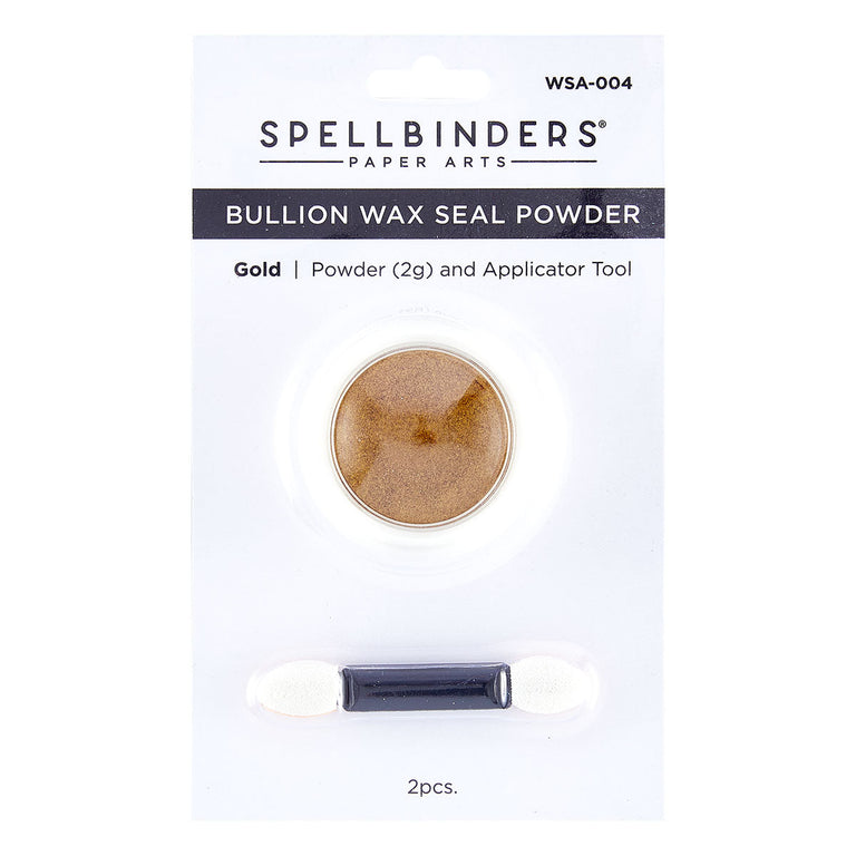 Spellbinders - Gold Bullion Wax Seal Powder from the Clear Seal Maker Tool Collection
