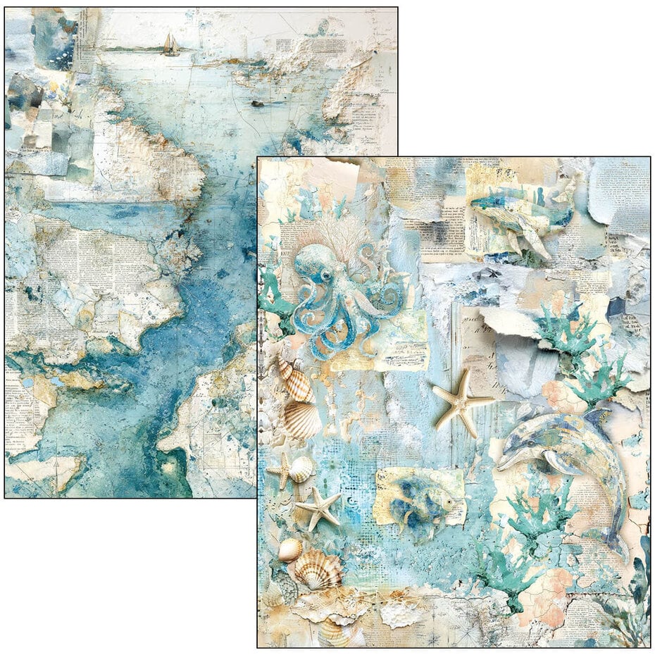 Ciao Bella - Edge of the Ocean A4 Maxi Mixed Media Book