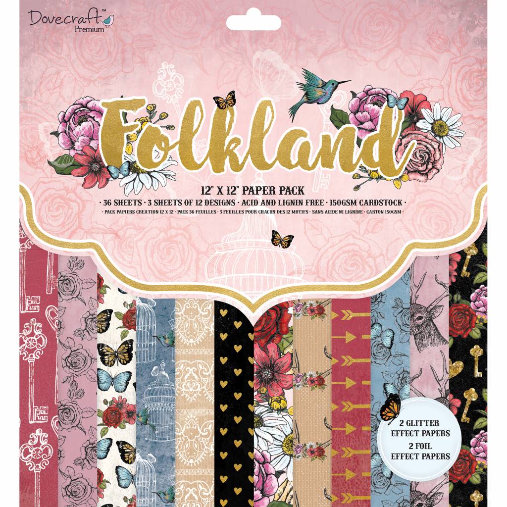 dovecraft-folkland-12x12-inch-paper-pad-dcpap103