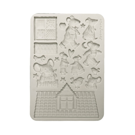 Stamperia - Family - A5 Silicon Mould Mice